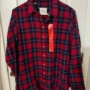 Red and Blue Plaid Shirt